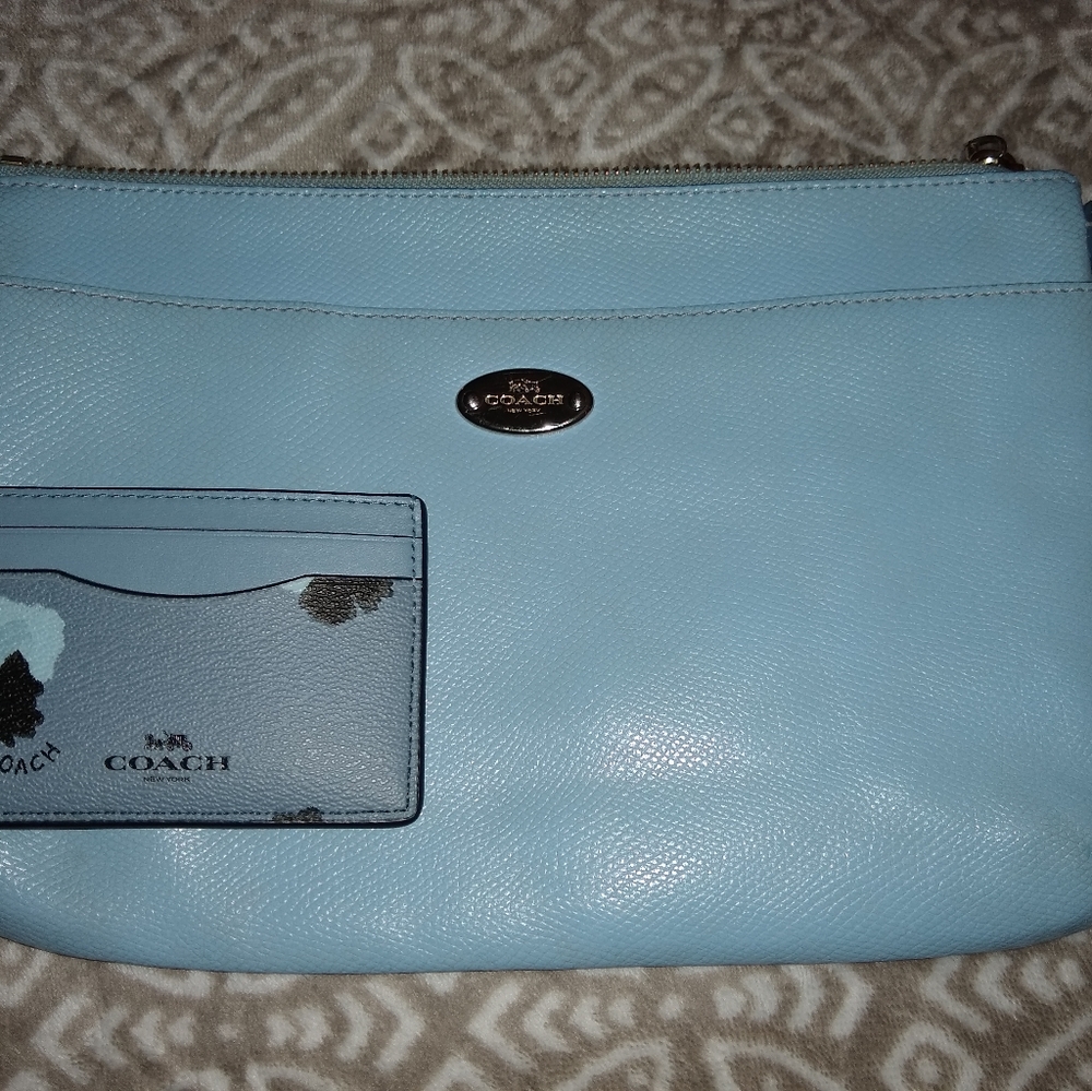 Coach crossbody with card case